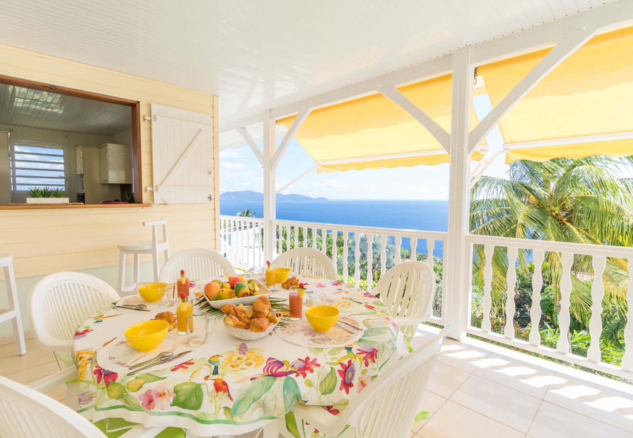 Creole villa with pool North Martinique close to hiking trails