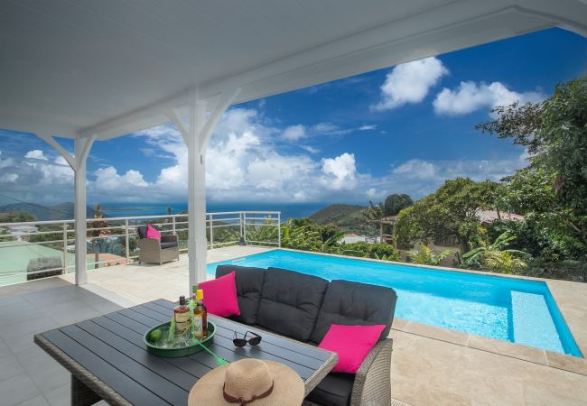 Sea-view 3 bedrooms villa with pool in Ste Luce Martinique
