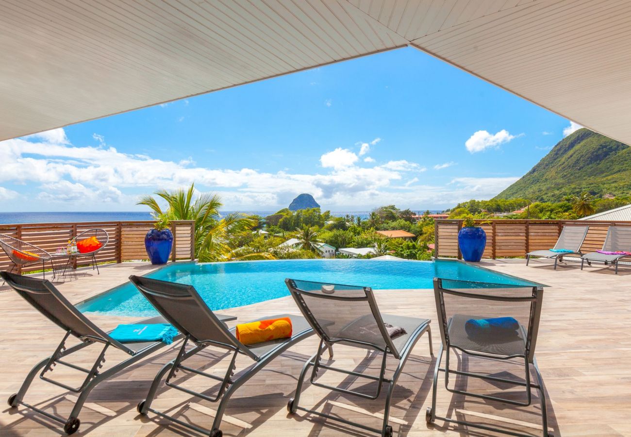 Terrace, Villa Diamond Paradise, Le Diamant, Martinique, Archipel Évasion