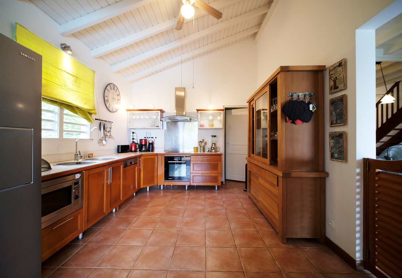 Kitchen, Villa Bwa Cacao, Deshaies, Guadeloupe 