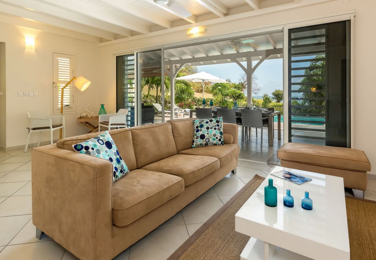 Living-room, Villa Palm Lady, Le Vauclin, Martinique, Archipel Évasion