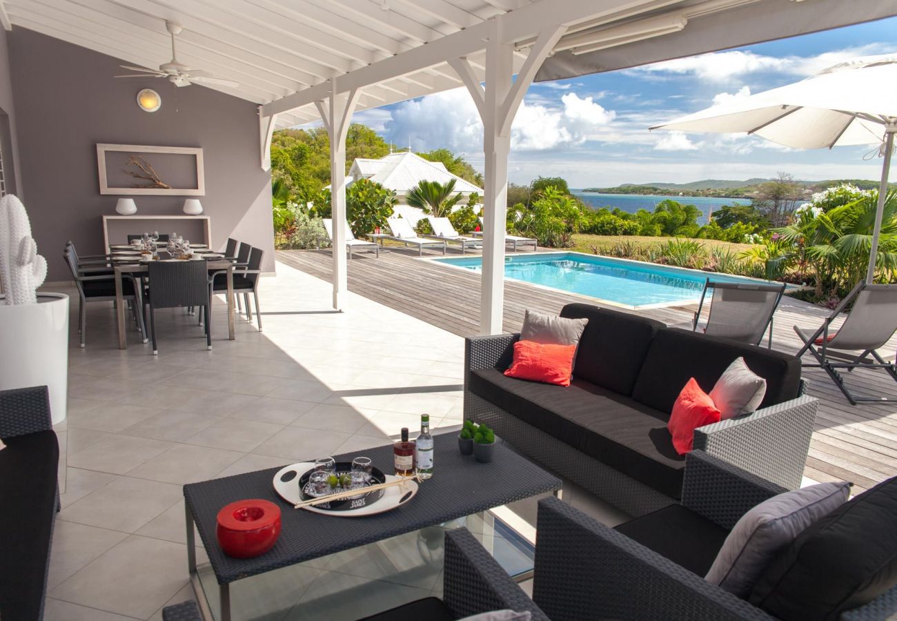 Terrace, Villa Palm Lady, Le Vauclin, Martinique, Archipel Évasion