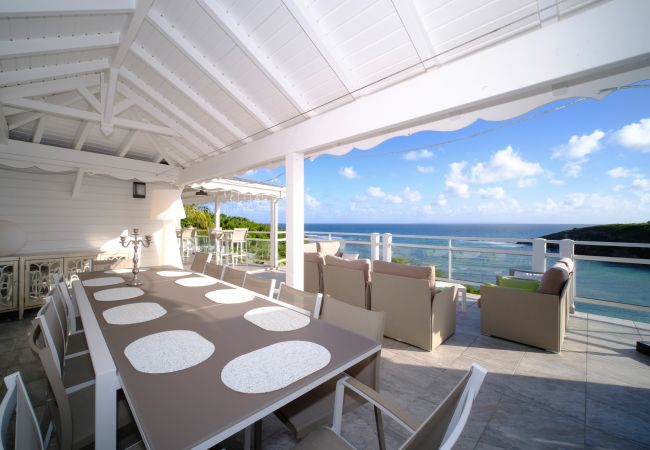 Villas for rent Saint François with pool and sea view, Guadeloupe