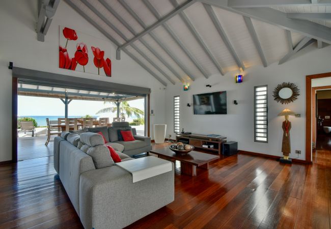 Living Room, Villa So Zen, Sainte-Anne, Guadeloupe, Archipel Evasion