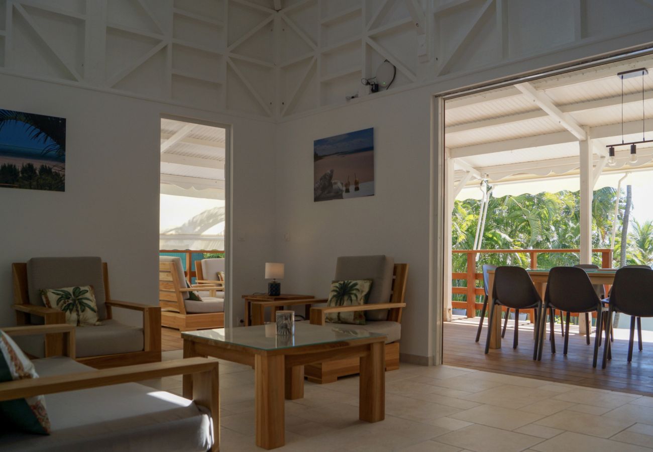 Living room, Villa Tecoma, Saint François, Guadeloupe, Archipel Evasion 