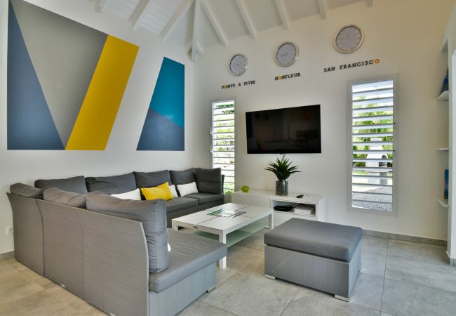 Living room, Villa Morgan, Saint-François, Guadeloupe, Archipel Evasion