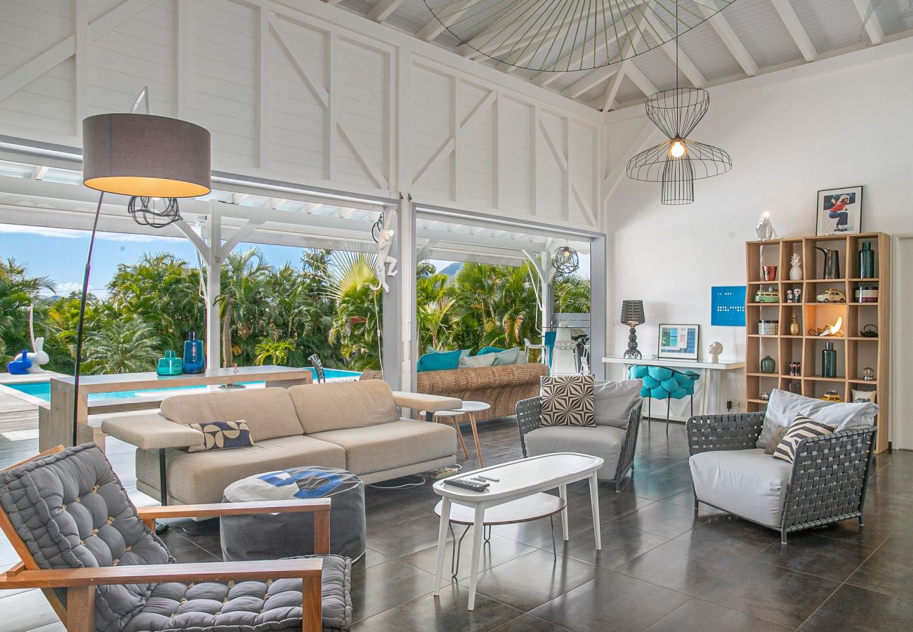 Living-room, Villa Aruba, le Diamant, Martinique, Archipel Évasion