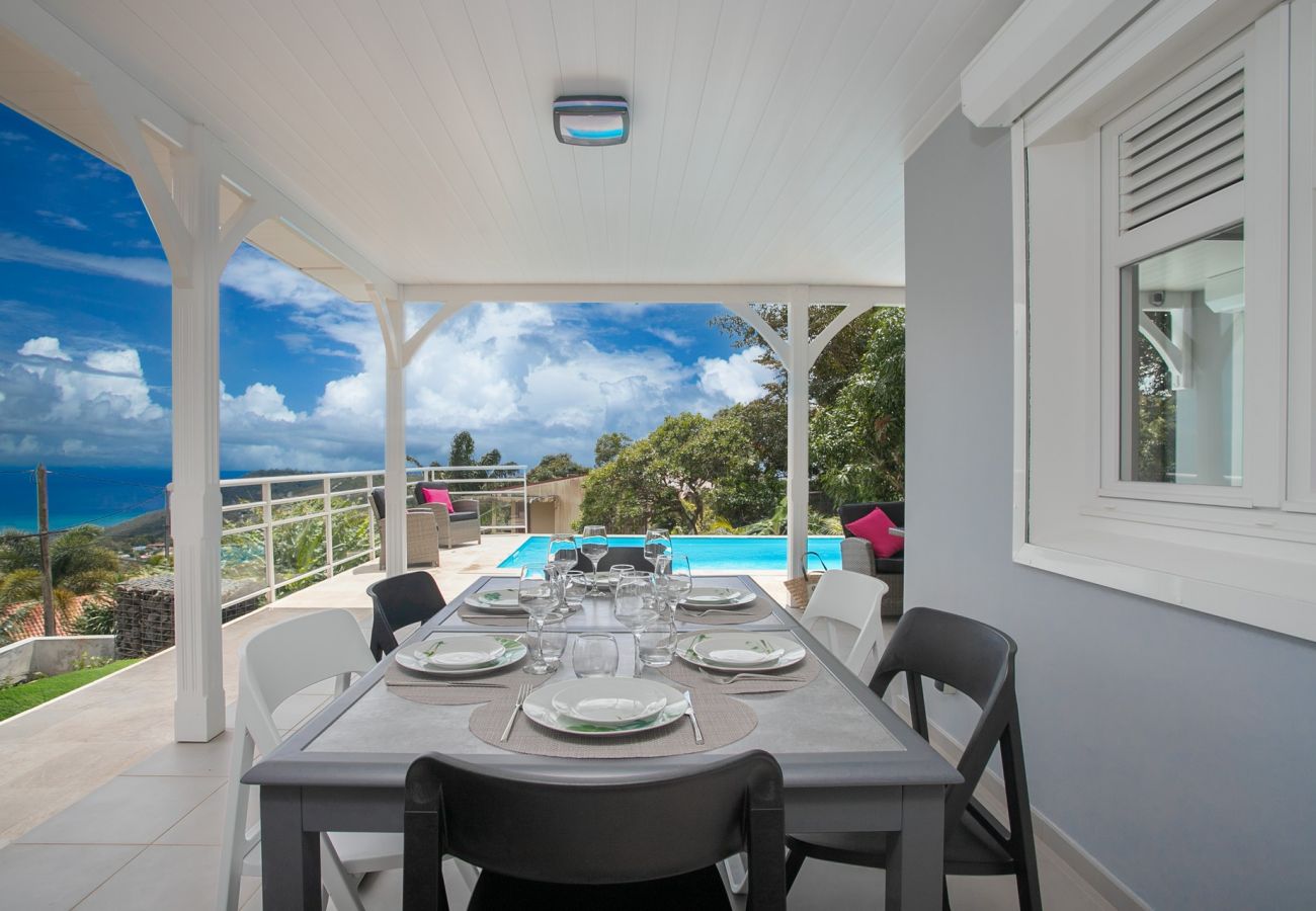 Villa 6 couchages vue mer avec piscine à Sainte Luce Martinique