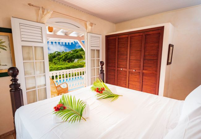 Chambre à coucher, Villa Chapeau Créole, Le François, Martinique