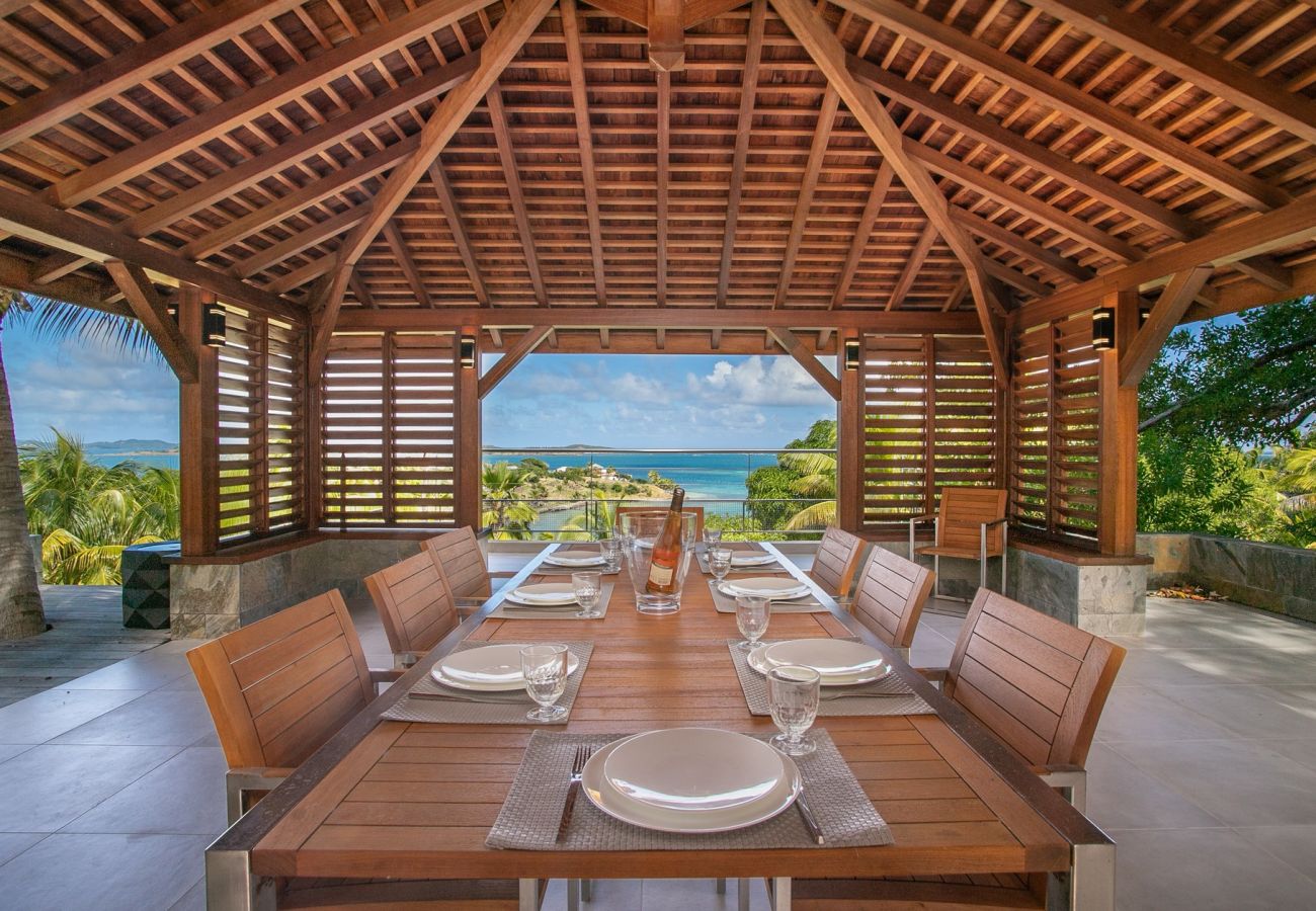 Louer une grande villa de luxe en Martinique avec piscine, et magnifique vue mer