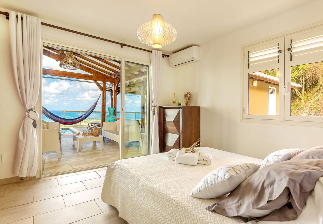 Maison de vacances au Vauclin offrant 3 chambres vue mer