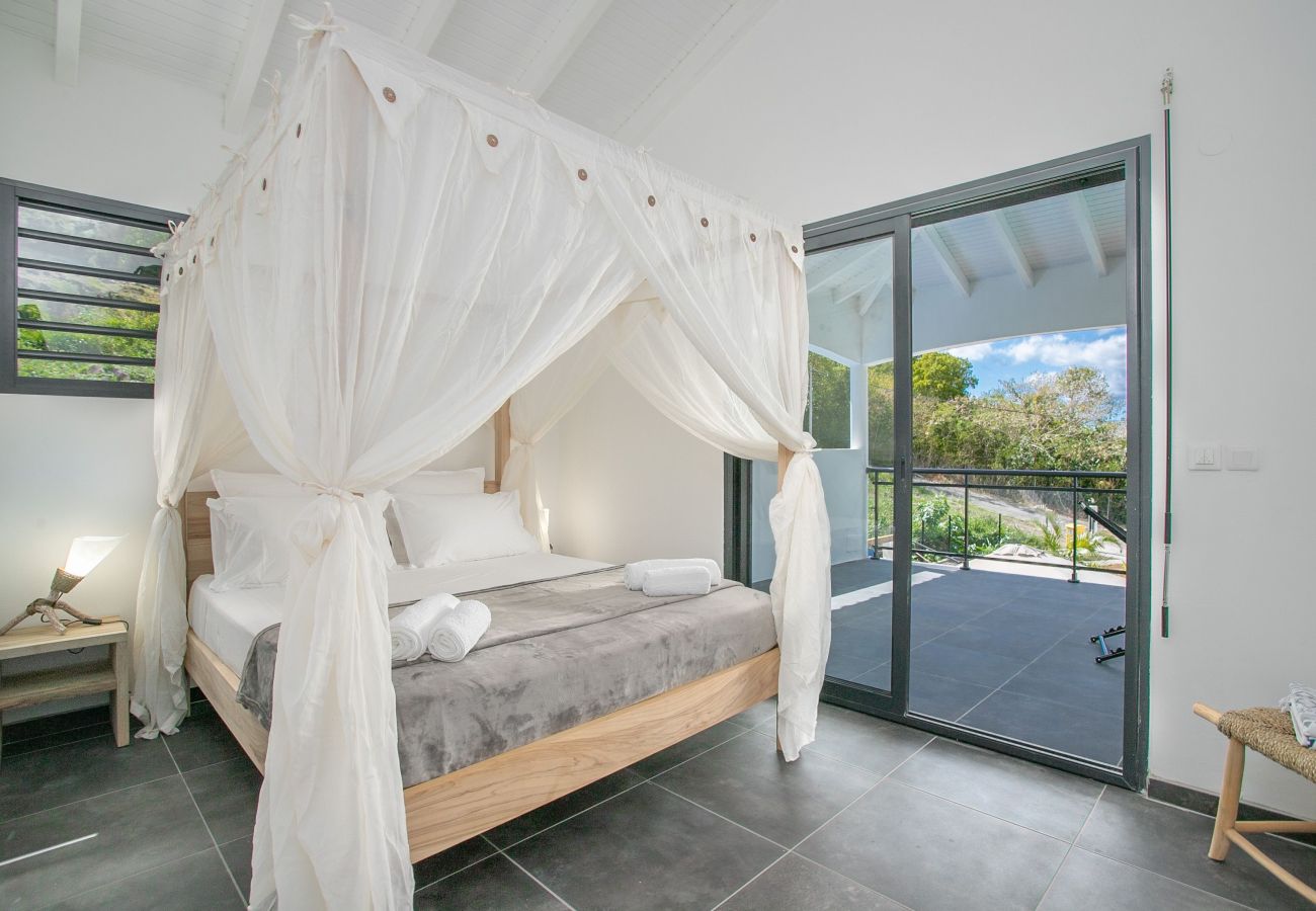 Chambre à coucher, Villa 55°AOC, Les Anses-d'Arlet, Martinique