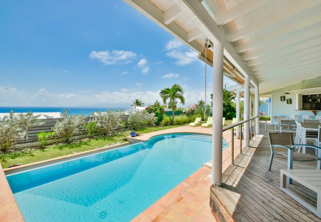 Location de villa plage à pieds Guadeloupe